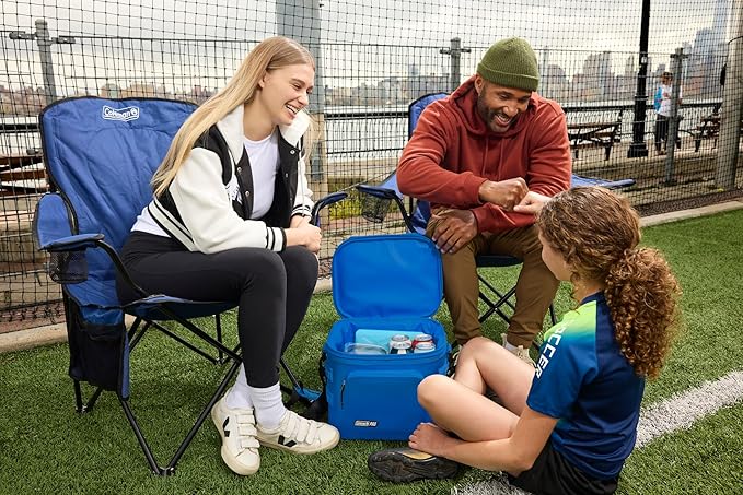 Coleman Pro 24-Can Premium Soft Cooler Lunchbox, Fully Insulated Lid & Body Stays Cold up to 35 Hours