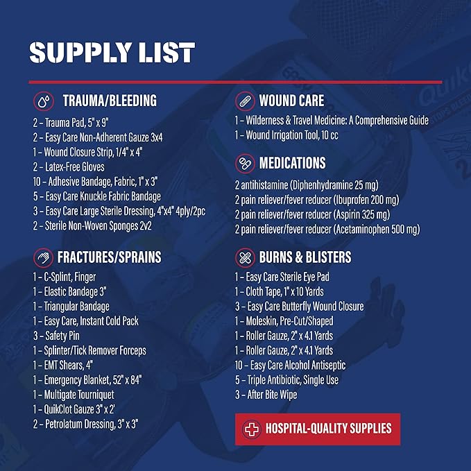 Adventure Medical Molle Bag Trauma Kit 2.0 (Khaki Bag)