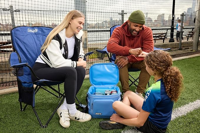 Coleman Pro 24-Can Premium Soft Cooler Lunchbox, Fully Insulated Lid & Body Stays Cold up to 35 Hours