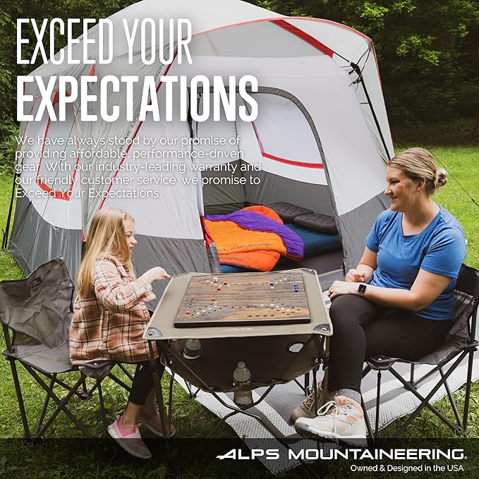 ALPS Mountaineering Eclipse Portable, Compact Camping and Game Table with Carry Bag