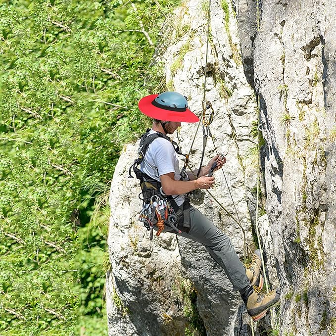 Climbing Helmet Sunshade Hat, Suit for The Climbing, Rescue Team, High-Altitude Worker