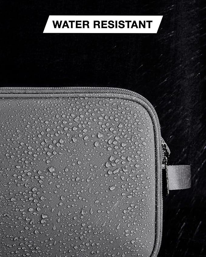 BAGSMART Toiletry Bag for Men, Travel Toiletry Organizer Dopp Kit Water-resistant Shaving Bag for Toiletries Accessories, Door Room Essentials,Grey-large