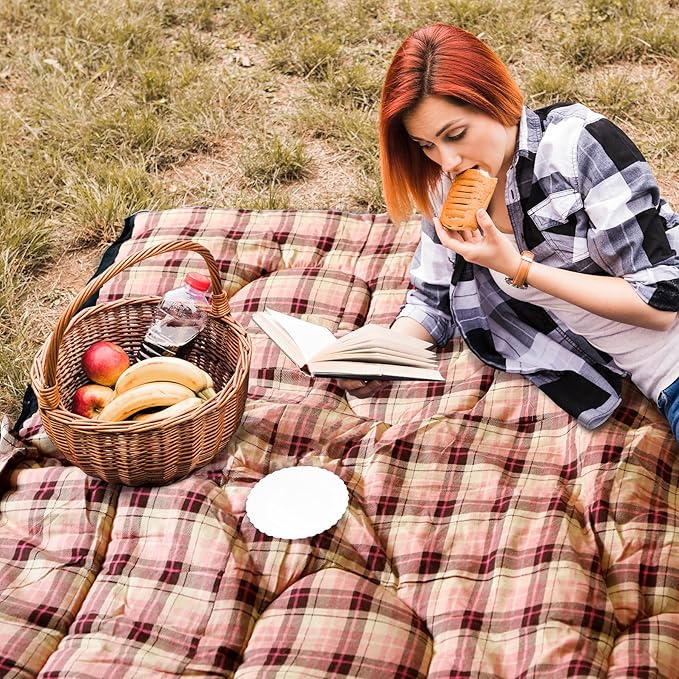 REDCAMP Cotton Flannel Sleeping Bag for Camping Backpacking, Adults Cold Weather Envelope Sleeping Bags with 2/3/4lbs Filling