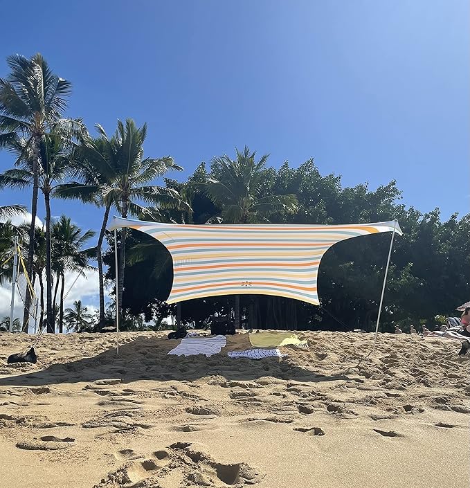 Neso Tents Grande Beach Tent, 7ft Tall, 9 x 9ft, Reinforced Corners and Cooler Pocket