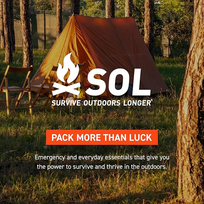 S.O.L. Survive Outdoors Longer Survival Fire Lite Kit & Dry Bag - (Pack of 2)