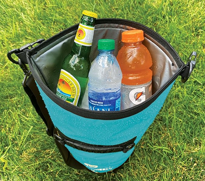 Insulated Dry Bag Floating Cooler – 10L / 15L / 25L Roll Top, Leak Proof, Waterproof, Collapsible, with Padded Shoulder Strap - Perfect for Kayaking Fishing Beach