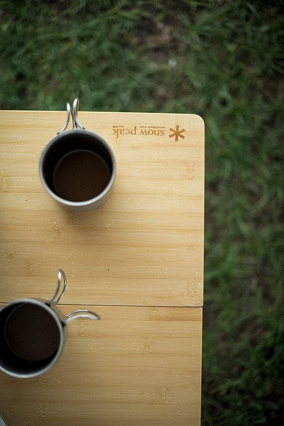 Snow Peak Double Wall Stainless Steel Vacuum Insulated Mug, Lightweight, Durable, Camping, 450ml