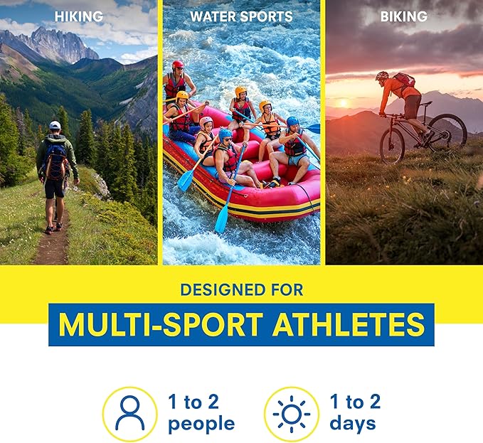 Adventure Medical Kit Ultralight/Watertight Medical Kit .5-1 Person, 1-2 Days - Includes Bandages, Blister Essentials & More - Perfect for Hiking, Biking & Climbing