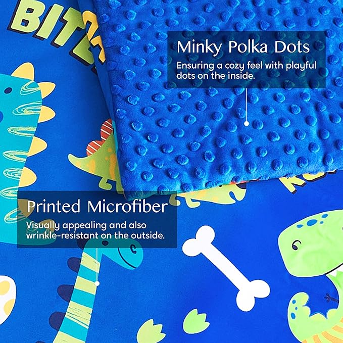 JOIEDOMI Toddler Nap Mat for Preschool 55''x30'' Sleeping Mat with Removable Pillow and Minky Blanket for Kids Ages 3-7 Roll Up Soft Kids Sleeping Bag for Boys Girls Kindergarten Daycare Sleepover