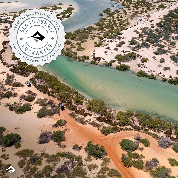 Sea to Summit eVac Ultra-Lightweight Compression Dry Bag, Waterproof Dry Storage, 8 Liter, Atoll Blue