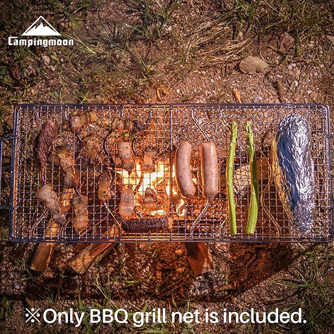 CAMPINGMOON 21.5"x9.2" Cooking Grid for Portable Campfire Grill MS-1019-W