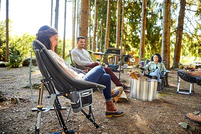 GCI Outdoor MaxRelax Pod Rocker Portable Rocking Chair & Outdoor Camping Chair, Royal Blue