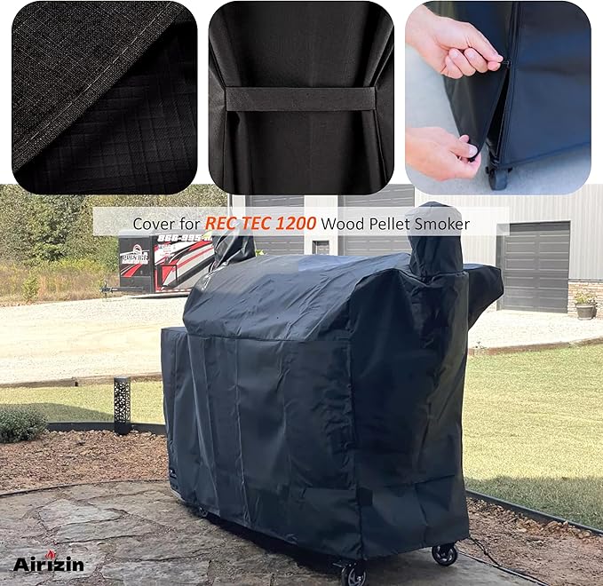 Premium Grill Cover Replacement for Recteq DualFire 1200 Wood Pellet Grill,for Rec Tec DualFire RT-1200 Grill Cover Accessories