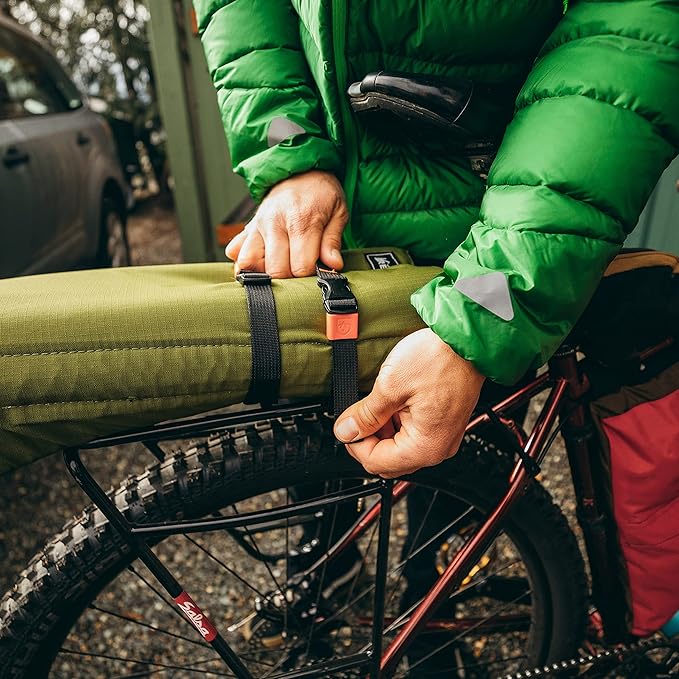 GEAR AID Utility Straps with Side-Release Buckle, Secure and Compress Camping, Biking, Hunting, Boating Gear, Multiple Sizes