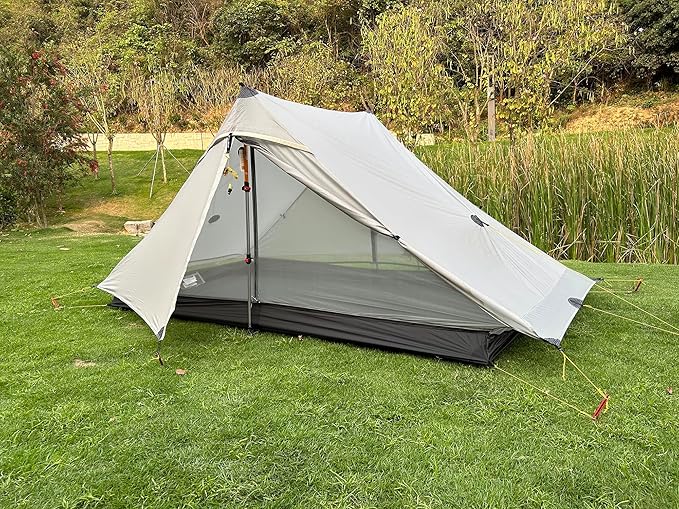 3F UL Gear Lanshan PRO Lanshan Ultralight Tent 4 Season Backpacking Tent for 2 Person, Waterproof Professional Tents for Camping, Trekking, Kayaking, Climbing, Hiking