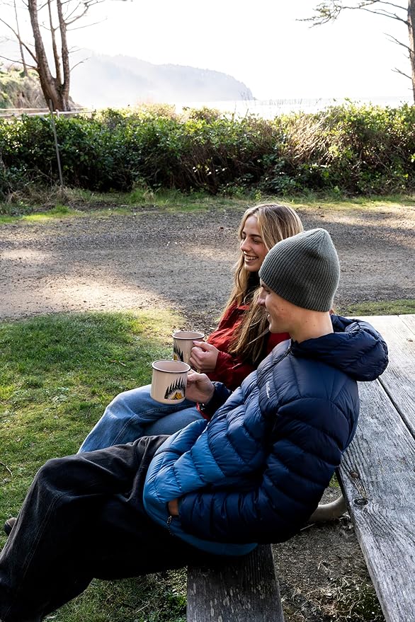 Stansport 24 OZ Camp Scene Enamel Mug Set - 2 Pack