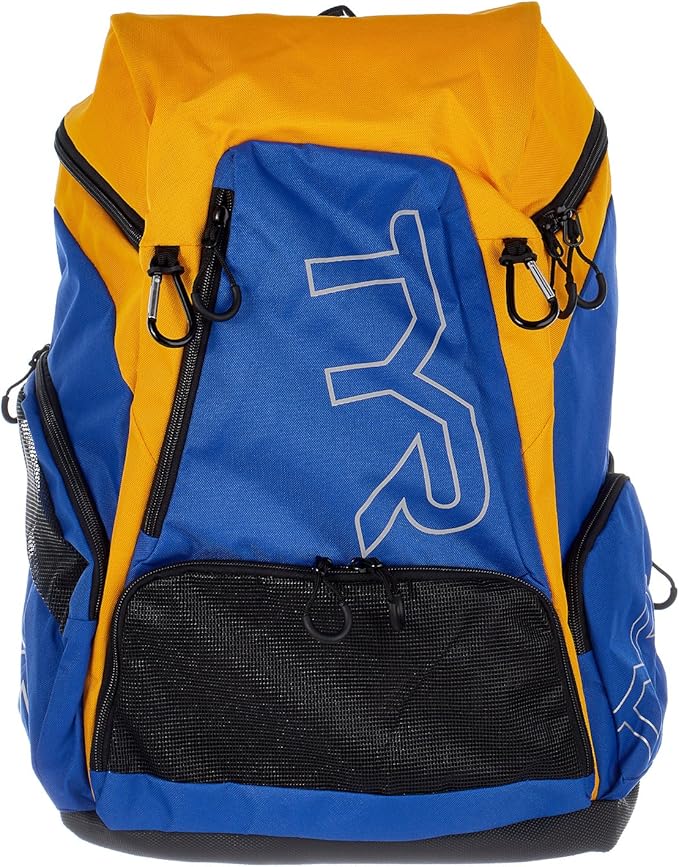 TYR Alliance Backpack, Royal/Gold, 45 Liter