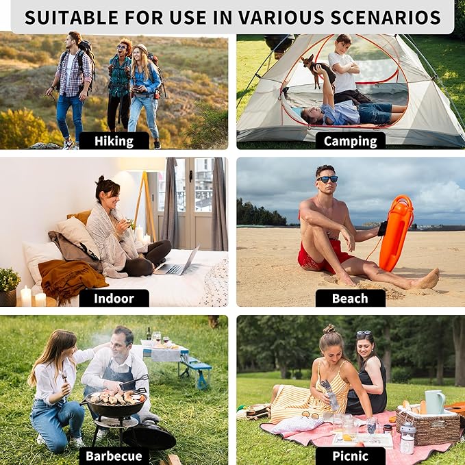 Naturehike Ultralight Compact Camping Table, Mini Beach Picnic Folding Backpacking Table with Carry Bag