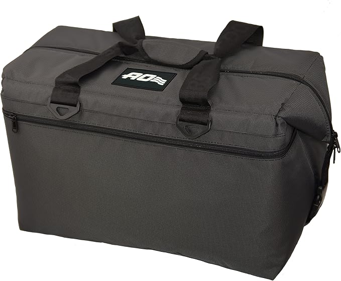 AO Coolers Ballistic Series Soft Cooler, Insulated and Leak Proof, 36-Pack, Black/Charcoal