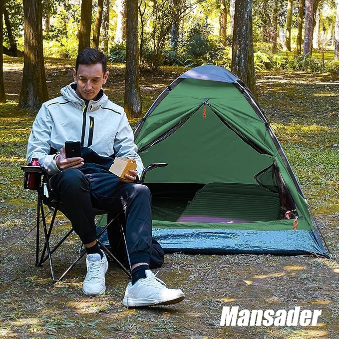 2 Person Camping Dome Tent,Waterproof Lightweight Portable Tents for Outdoor Camping Hiking Travel