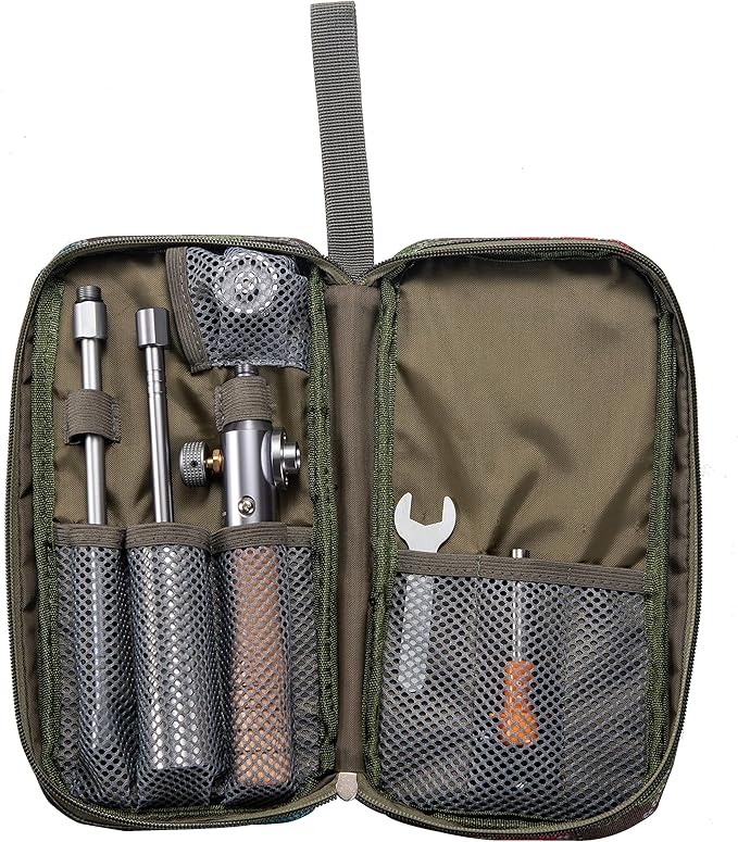 CAMPINGMOON Camping Grill Torch Dual Fuel Head Flame Adjustable for Charcoal Starter with Storage Case MT-3955/I-1010 (Butane + Isobutane)