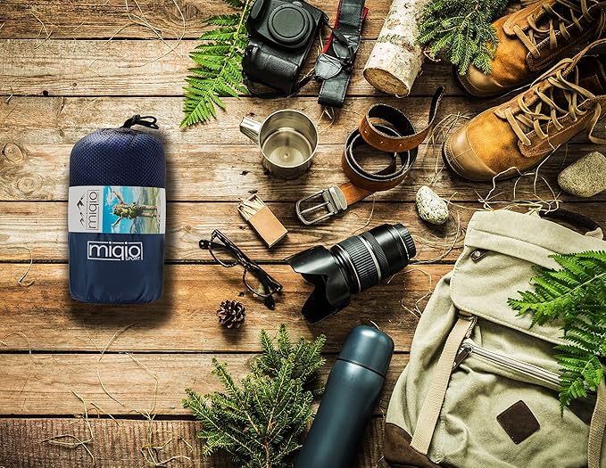 Sport 2-in-1 Sleeping Bag Liner and XL Sized Travel Sheet - Ultra Lightweight Sleep Liner Double Travel Bed Sheet - Inlett Inlay