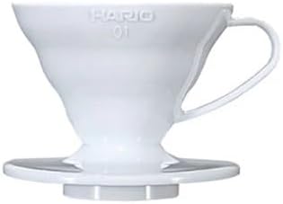 HARIO VDR-01-T Transparent Dripper 01 Clear Coffee Hand Drip for 1 to 2 Cups, Made in Japan
