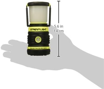 Streamlight 44943 Siege 200-Lumen Ultra-Compact AA Alkaline Outdoor Hand Lantern/Flashlight with Magnetic Base, Yellow