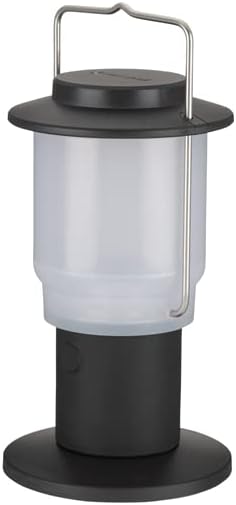 Snow Peak Mini Hozuki - Battery-Powered & Lightweight Camping Light - Portable Lantern for Soft, Ambient Light, Black