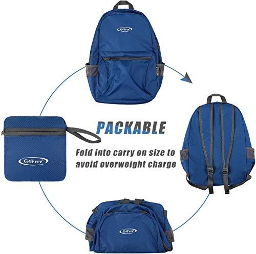 G4Free 20L Lightweight Packable Backpack Travel Hiking Daypack Foldable Backpack for Men Women