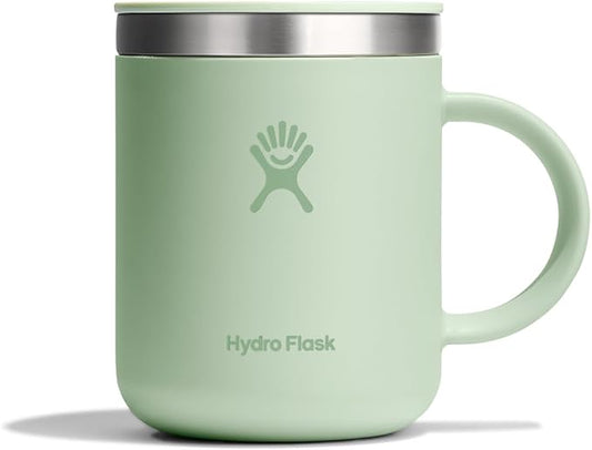 Hydro Flask Coffee Mug – Insulated Stainless Steel, Non Spill, Leak Proof Travel Mug 12 Oz Aloe Green