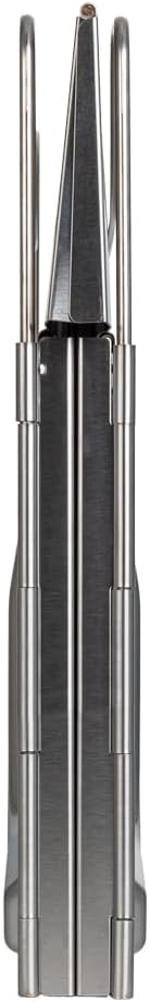 UCO Flatpack Smokeless Firepit and Grill –Portable Firepit- Stainless Steel- Woodburning- for Picnics, Beach, Backyard, and Camping- with Nylon Carry Bag