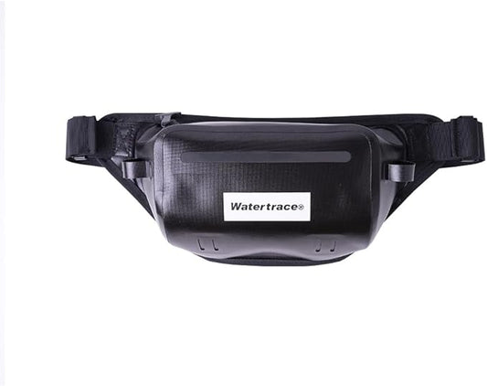 Waterproof Fanny Pack Snorkeling Bag Waist Bag For Canoe Kayaking Rafting Surfing Swimming Boating Storage Pack Paddle Board (Black)