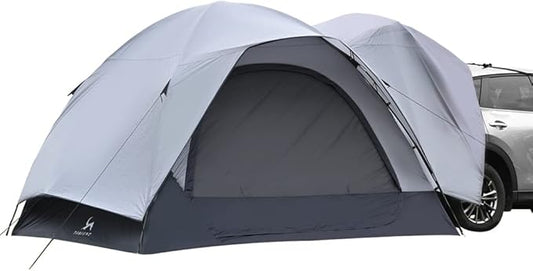MC TOMOUNT SUV Tent 10ft*10ft*7ft Universal for SUV/CUV/Cars with Rainfly & 2 Doors for Camping Family Camping