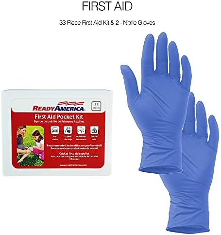 Ready America 72 Hour Elite Emergency Kit, 1-Person, 3-Day Backpack, Includes First Aid Kit, Survival Blanket, Emergency Food, Portable Disaster Preparedness Go-Bag for Earthquake, Fire, Flood