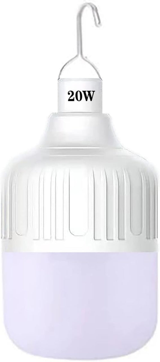 [800 Lumens] Rechargeable Camping Lantern , IPX7 Waterproof LED Emergency Light - 1200mAh Battery, USB Charging, 5 Light Modes for Tent/Hiking/Hurricane (20W)