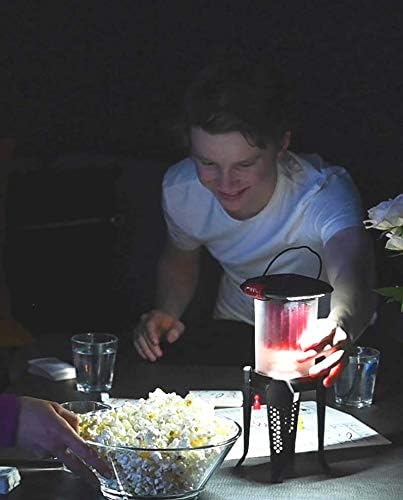 Thermoelectric Oil Lantern; Converts Heat into Electricity to Power Bright LED Lights. For Camping, Power Outages, Reading and Hiking