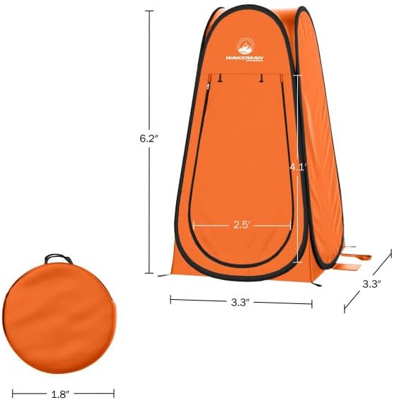 Pop Up Pod - Privacy Shower Tent, Dressing Room, or Portable Toilet Stall with Carry Bag