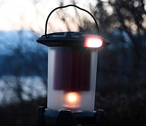 Thermoelectric Oil Lantern; Converts Heat into Electricity to Power Bright LED Lights. For Camping, Power Outages, Reading and Hiking