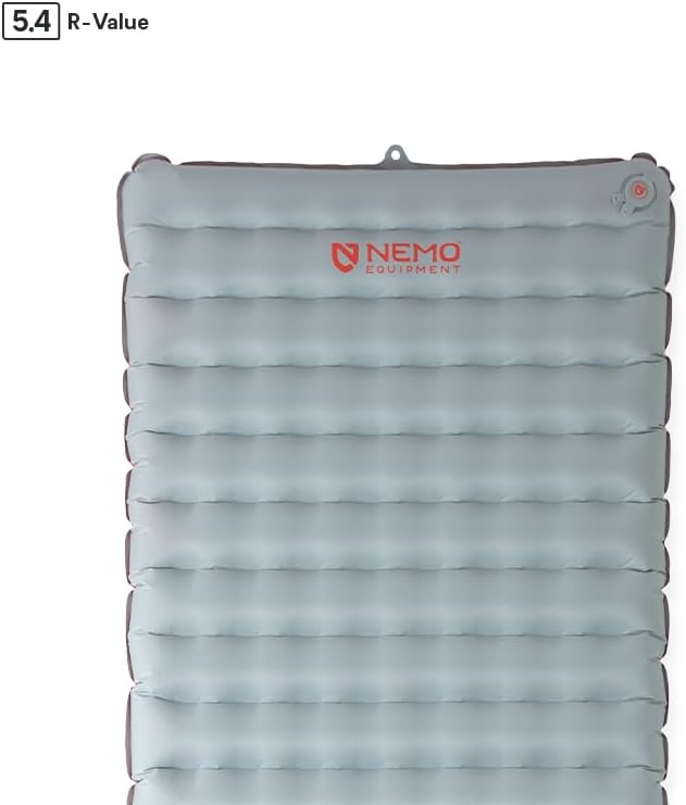 NEMO Equipment Tensor All-Season Ultralight Insulated Sleeping Pad - Long Wide (76"x25") - Blade/Spicy Orange