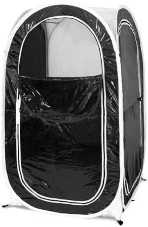 WeatherPod 1-Person Pop-Up Pod with Tinted Panels – Pop-Up Weather Pod, Protection from Cold, Wind and Rain with Added Privacy