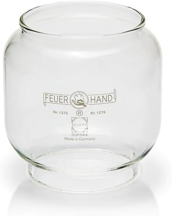 Outdoor Kerosene Fuel Lantern, German Made Weather Resistant Baby Special 276 Galvanized Hurricane Lamp for Camping or Patio, 10 Inches, Yellow