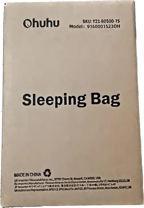 Ohuhu Double Sleeping Bag for Adults with 2 Pillows, Queen Size Two Person Sleeping Bag for Camping Hiking Backpacking 2 Person Sleeping Bags for Cold Weather & Warm