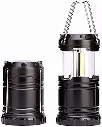 Super Bright Portable Collapsible Camping Lanterns Battery Powered Lights for Power Outages, Home Emergency, Camping, Hiking, Indoor and Outdoor Using(no Battery Included)