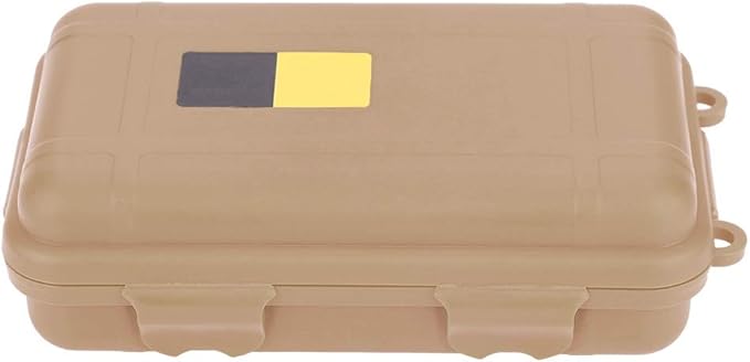 Alomejor Dry Box Survival Storage Box Dustproof Pressure Proof Outdoor Survival Equipment Sealed Container Box for Outdoor Survival