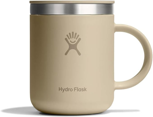 Hydro Flask Coffee Mug – Insulated Stainless Steel, Non Spill, Leak Proof Travel Mug 12 Oz Oat Tan