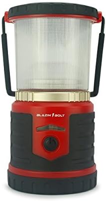 Brightest LED Rechargeable Lantern | Hurricane, Camping, Storm | Power Bank Light | 400 Hour Runtime (400 Lumen, Red)
