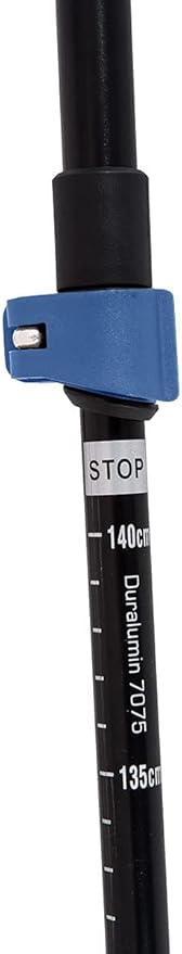 Official Nordic Walking Poles - True Classic Nordic Glove Grips, Lightweight, Adjustable, and Collapsible -2 Pieces w/flip Locks, Detachable Feet and Travel Bag by York Nordic - Heights 5'4"-6'2"