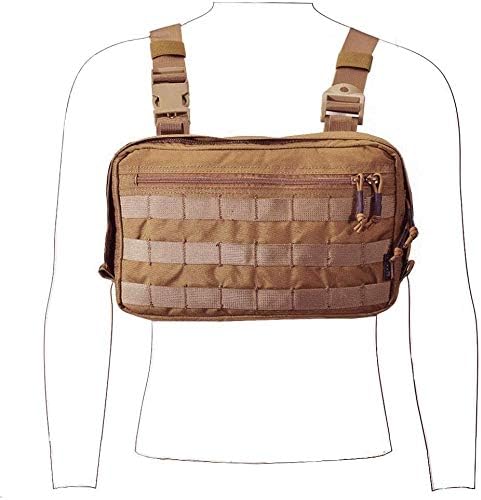 EMERSONGEAR Chest Pack Recon Kit Bag,Multi-Function Tool Pouch,Molle Vest Pouch Chest Bag for Men Tactical