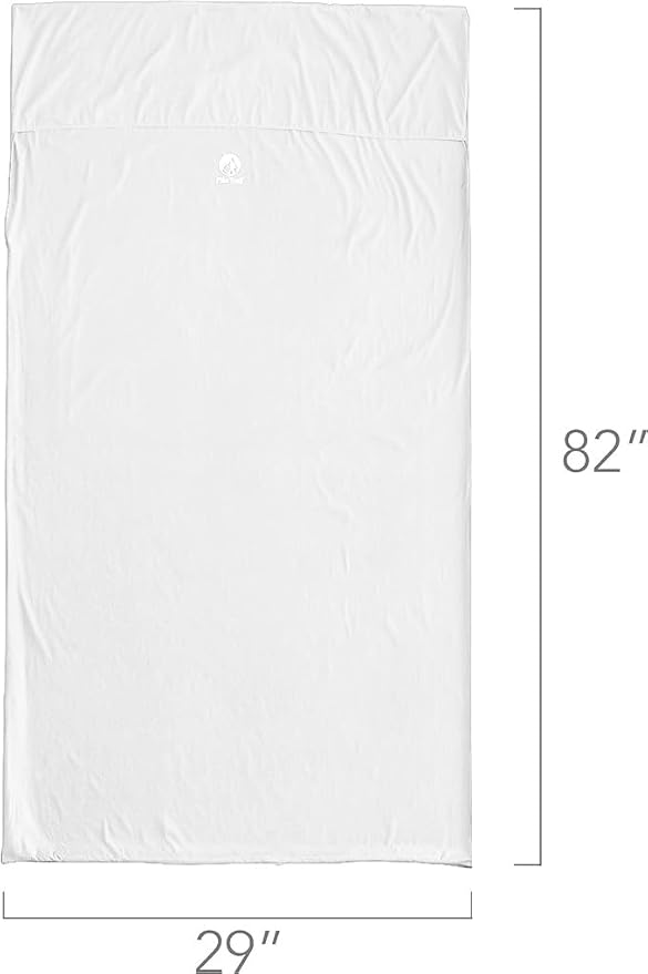 Pike Trail Sleeping Bag Liner – Travel and Camping Sheet, Lightweight and Compact Insert with Full Length Zipper and Guarantee